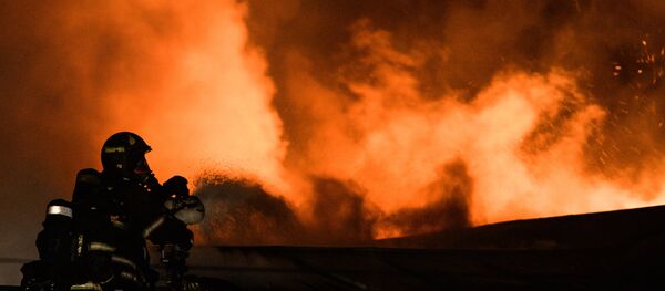 Сотрудники пожарно-спасательных подразделений МЧС, архивное фото - Sputnik Таджикистан