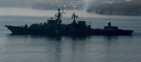 Гвардейский ракетный крейсер Варяг. Архивное фото - Sputnik Таджикистан