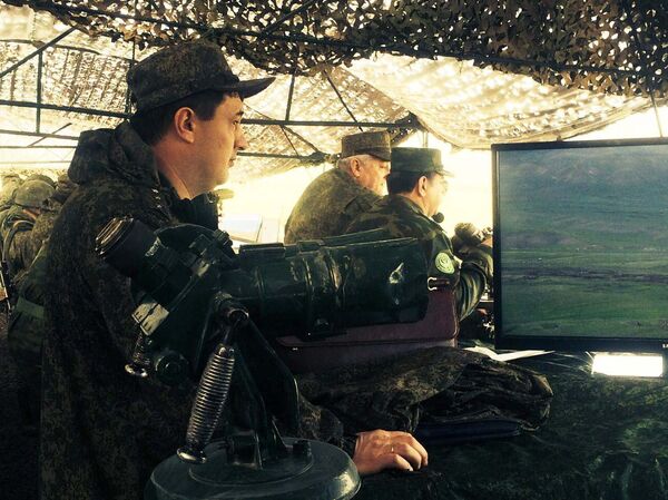 Штаб командования учениями - Sputnik Таджикистан