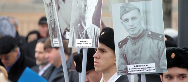 Акция Бессмертный полк, Архивное фото - Sputnik Таджикистан