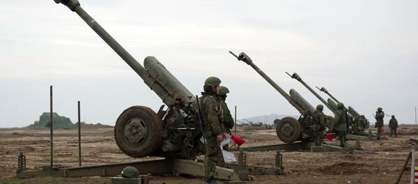 Зенитные орудия, архивное фото Зенитные орудия, архивное фото - Sputnik Тоҷикистон