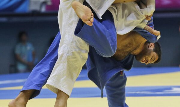 Дзюдоист Комроншохи Устопириён, архивное фото Дзюдоист Комроншохи Устопириён, архивное фото - Sputnik Таджикистан