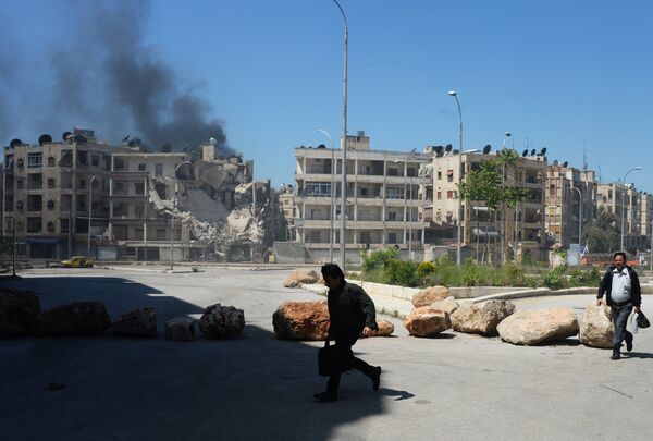 Ситуация в Алеппо, архивное фото Ситуация в Алеппо, архивное фото - Sputnik Таджикистан