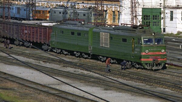 Товарный поезд. Архивное фото - Sputnik Таджикистан
