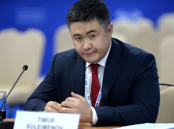 Министр по экономике и финансовой политике Евразийской экономической комиссии Тимур Сулейменов. Архивное фото - Sputnik Таджикистан