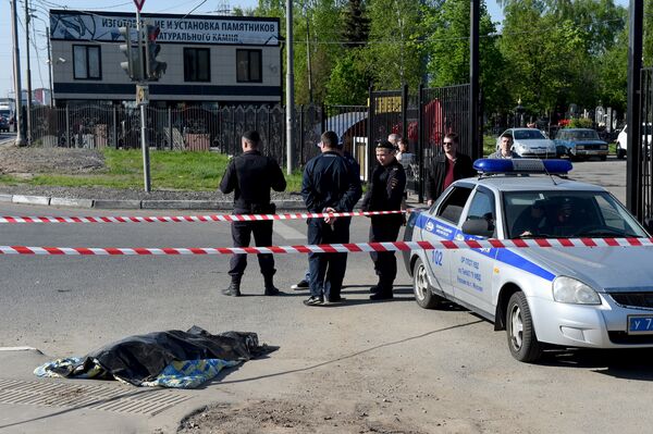 На месте массовой драки на Хованском кладбище - Sputnik Таджикистан