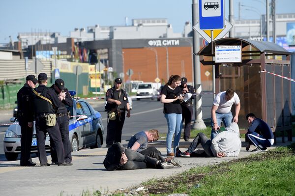 На месте массовой драки на Хованском кладбище  - Sputnik Таджикистан