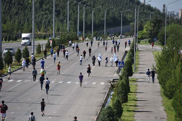 День национального бега в Душанбе - Sputnik Таджикистан