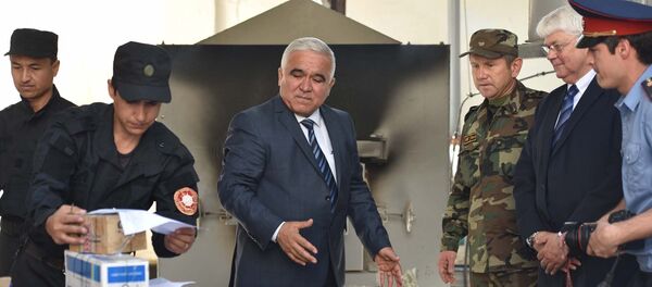 В печи АКН РТ сожгли свыше 370 килограмм наркотиков  - Sputnik Тоҷикистон