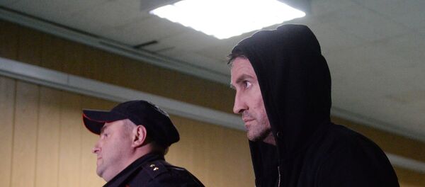 Бывший директор Хованского кладбища Юрий Чабуев в Пресненском суде Москвы - Sputnik Тоҷикистон