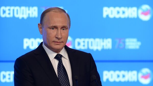 Президент РФ В. Путин посетил МИА Россия сегодня - Sputnik Таджикистан