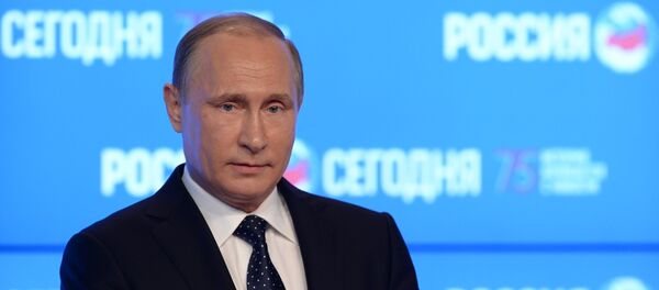 Президент РФ В. Путин посетил МИА Россия сегодня Президент РФ В. Путин посетил МИА Россия сегодня - Sputnik Таджикистан