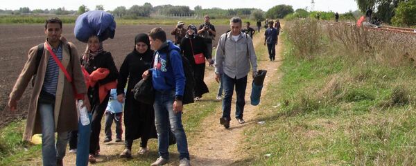 Беженцы в Европе. Архивное фото - Sputnik Тоҷикистон