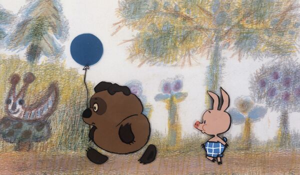 Кадр из мультфильма Винни-Пух Кадр из мультфильма Винни-Пух - Sputnik Таджикистан