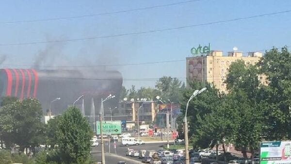 В Ташкенте в торговом центре Megaplanet произошел пожар - Sputnik Таджикистан