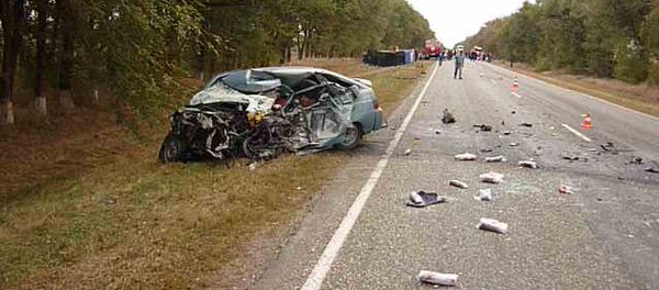 Крупное ДТП в Ставропольском крае - Sputnik Тоҷикистон