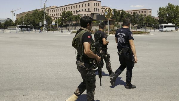 Полицейские в Анкаре - Sputnik Таджикистан