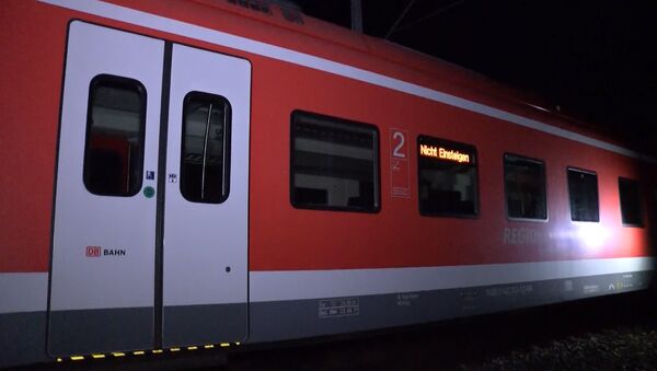 Мужчина с топором напал на пассажиров поезда в Германии. Кадры с места ЧП - Sputnik Таджикистан