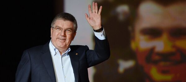 Президент МОК Т. Бах. Архивное фото Президент МОК Т. Бах. Архивное фото - Sputnik Таджикистан