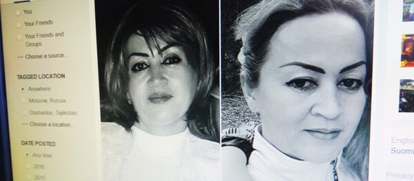Фотографии Матлубы Ахмедовой, подозреваемой в похищении детей, опубликованные в социальной сети Facebook - Sputnik Таджикистан