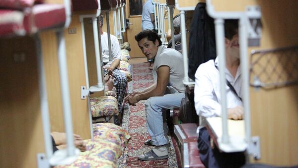Поезд Душанбе – Москва, архивное фото - Sputnik Таджикистан