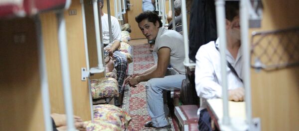 Поезд Душанбе – Москва, архивное фото Поезд Душанбе – Москва, архивное фото - Sputnik Таджикистан