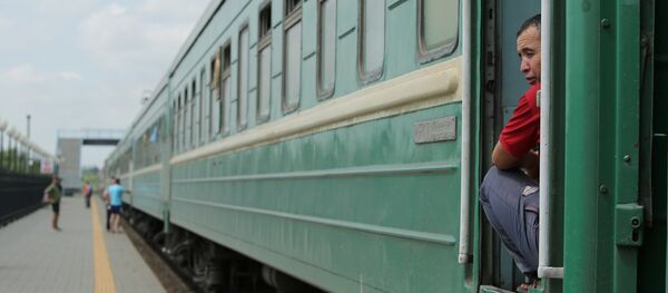 Поезд Душанбе – Москва, архивное фото Поезд Душанбе – Москва, архивное фото - Sputnik Таджикистан