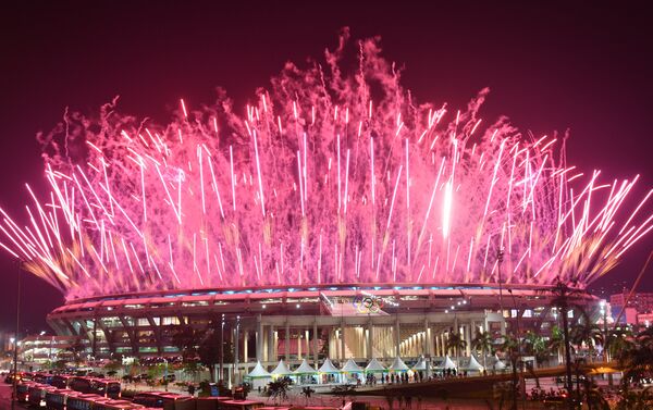 Церемония открытия XXXI летних Олимпийских игр в Рио-де-Жанейро - Sputnik Таджикистан