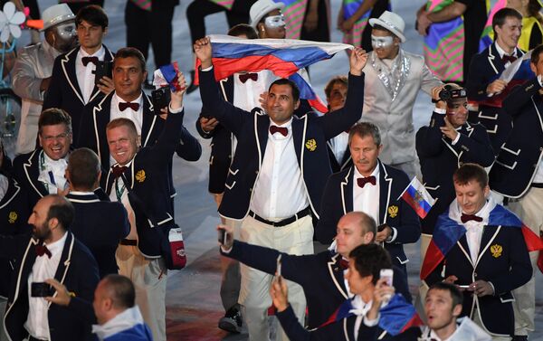 Церемония открытия XXXI летних Олимпийских игр в Рио-де-Жанейро - Sputnik Таджикистан