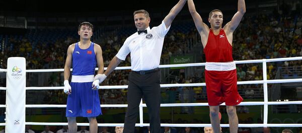 Ғолибияти Анвар Юнусов бар Ҷун Шан дар Бозиҳои олимпии Рио-2016 - Sputnik Тоҷикистон