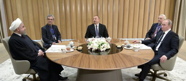 Визит президента РФ Владимира Путина в Азербайджан - Sputnik Тоҷикистон