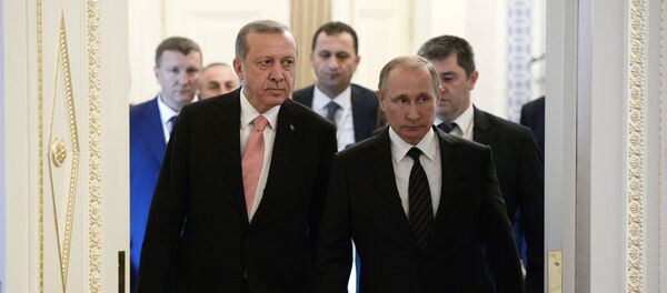 Встреча президентов России и Турции В. Путина и Р. Эрдогана в Санкт-Петербурге - Sputnik Таджикистан