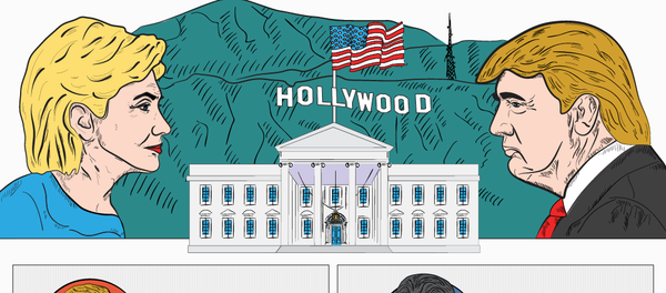 Звезды Голливуда поддержали Клинтон и Трампа. Звезды Голливуда поддержали Клинтон и Трампа. - Sputnik Таджикистан