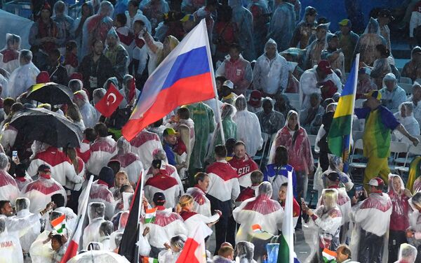 Церемония закрытия XXXI летних Олимпийских игр в Рио-де-Жанейро - Sputnik Таджикистан