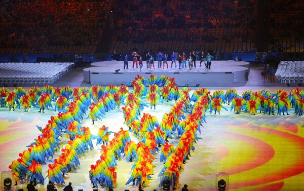 Церемония закрытия XXXI летних Олимпийских игр в Рио-де-Жанейро - Sputnik Таджикистан
