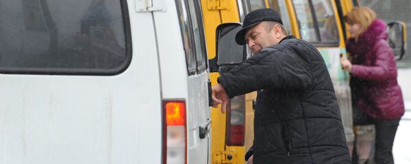 Работа маршрутных такси, архивное фото - Sputnik Тоҷикистон