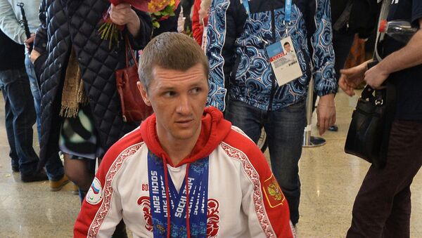Шестикратный паралимпийский чемпион 2014 года по биатлону и лыжным гонкам Роман Петушков. Архивное фото - Sputnik Таджикистан