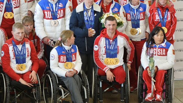 Российские спортсмены-паралимпийцы. Архивное фото - Sputnik Таджикистан