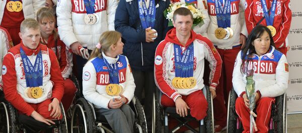 Российские спортсмены-паралимпийцы. Архивное фото Российские спортсмены-паралимпийцы. Архивное фото - Sputnik Таджикистан