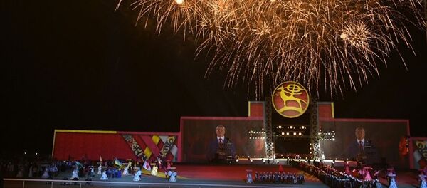 Церемония открытия 2-х всемирных игр кочевников Церемония открытия 2-х всемирных игр кочевников - Sputnik Таджикистан