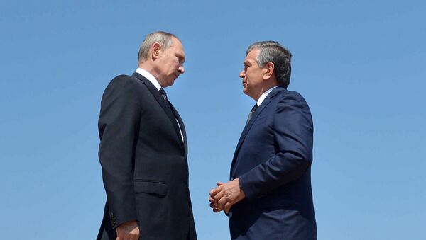 Визит президента РФ В. Путина в Узбекистан - Sputnik Таджикистан