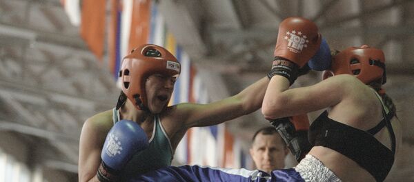 Соревнования по кикбоксингу. Архивное фото - Sputnik Таджикистан