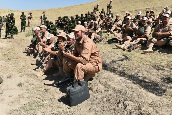 Совместные российско-таджикские военные учения в Таджикистане - Sputnik Таджикистан