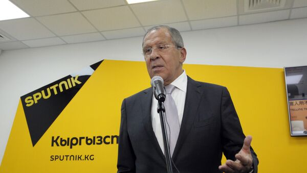 Министр иностранных дел России Сергей Лавров посетил новый редакционный центр Sputnik Кыргызстан - Sputnik Таджикистан