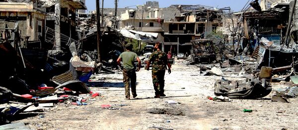 Освобожденный район Рамусе на юге Алеппо - Sputnik Таджикистан