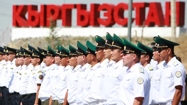 Архивное фото сотрудников пограничной службы Кыргызстана - Sputnik Тоҷикистон