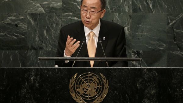 Генеральный секретарь ООН Пан Ги Мун - Sputnik Таджикистан