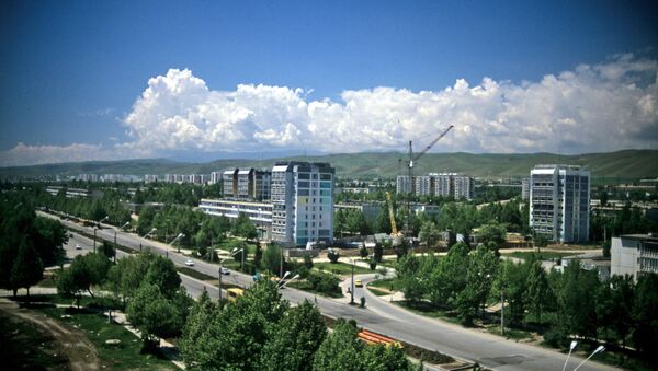 Вид на город Душанбе 1996 год, архивное фото - Sputnik Таджикистан