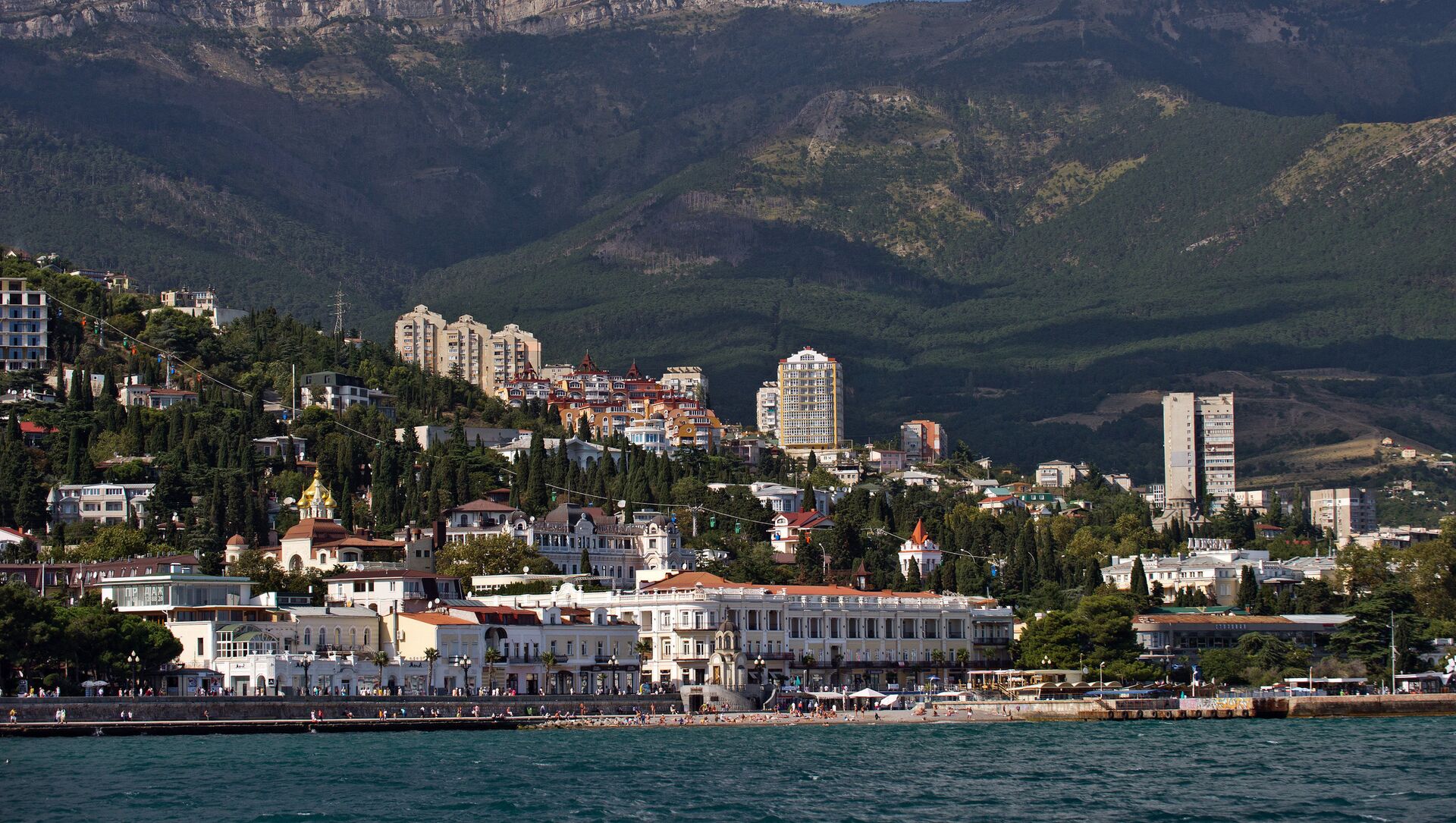 Ялта со стороны моря Крым