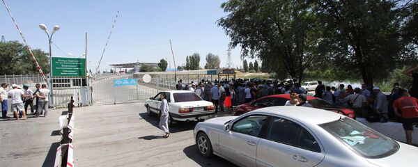 КПП на границе, архивное фото - Sputnik Тоҷикистон